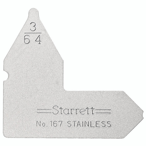 L.S. Starrett 50623 167-3/64 3/64" Radius Ga