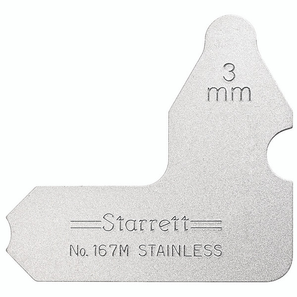 L.S. Starrett 55800 167M-3 3 mm  Radius Gage
