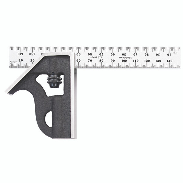 L.S. STARRETT 10MH-150 150MM STUDENT COMBINATION SQUARE