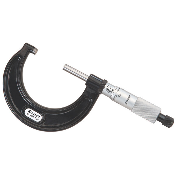 L.S. Starrett 68003 436.1Xrl-2 Outside Micrometer .001" Grads