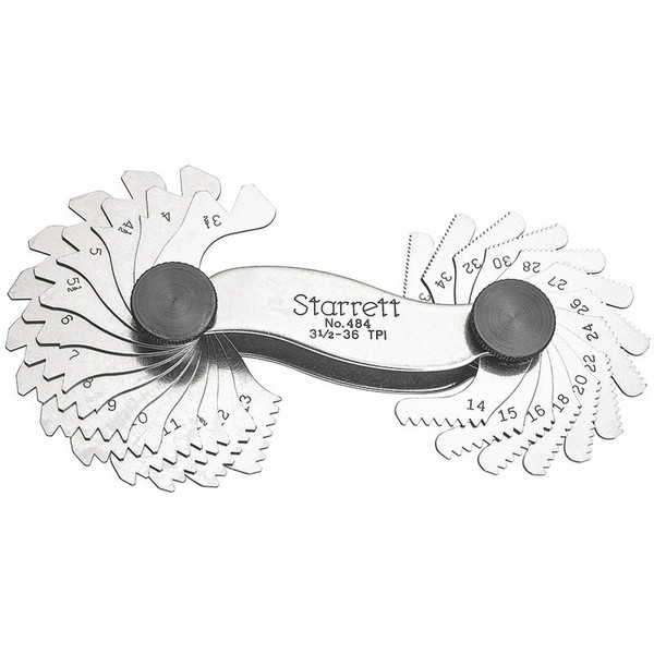 L.S. Starrett 67447 484 Screw Pitch Gage