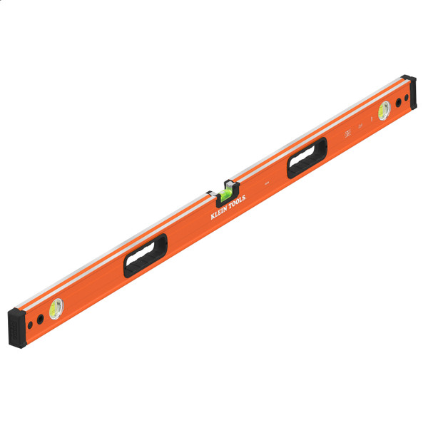 Klein Tools 93548 Box Beam Level, 3 Vial, 48-Inch