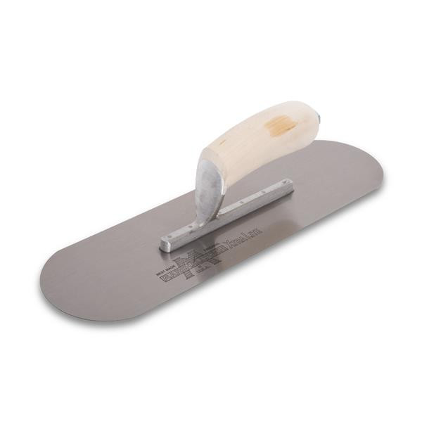 Marshalltown 13114 14 X 4 Pool Trowel-Woodhdl