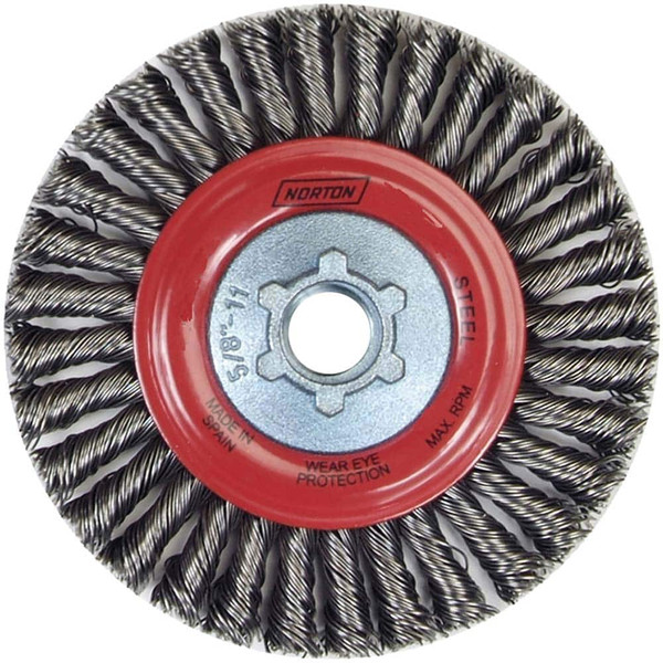Norton 66252837993 Stringer Bead Wheel Brush 9 X .020 X 5/8-11
