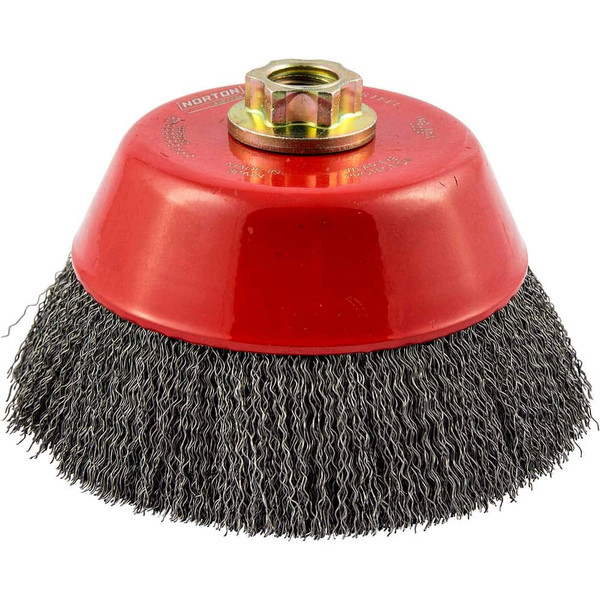 CRIMPED WIRE CUP BRUSH6 X .014 X 5/8-11