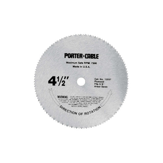Porter Cable 12122 4-1/2"X3/8" Circular Sawblade Metal Lamin