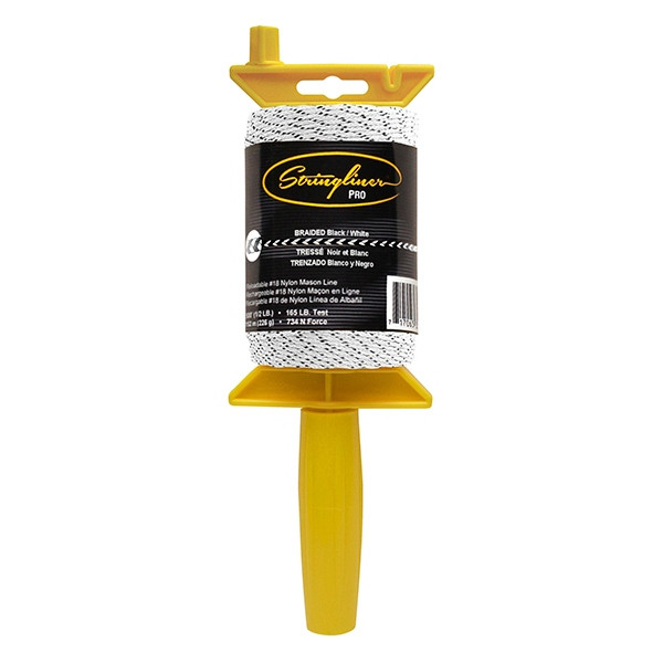 Stringliner 25490 Black-White Braided Twine-500'-Pro-Reel