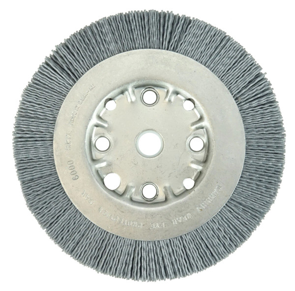 Weiler 31123 6" Narrow Nylox Wheel .040/120 5/8"-1/2" A.H.