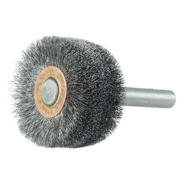 Weiler 17214 2" Bore-Rx Brush .006 Steel 3/8" Stem