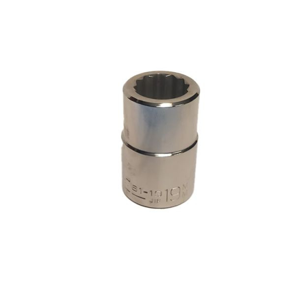 Wright Tool 61-19MM 19 mm 3/4" Drive 12 Point Standard Metric Socket