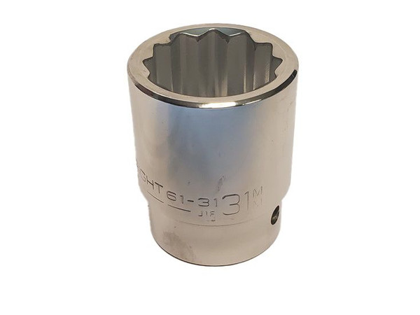 Wright Tool 61-31MM 31 mm 3/4Drive 12-Pt Metricsocket