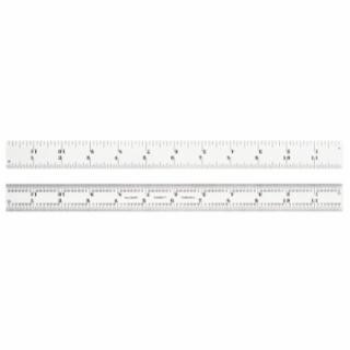 L.S. Starrett 51348 C305R-12 12" Rule Full F