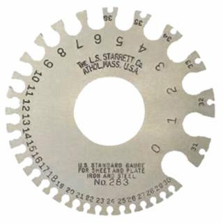 L.S. Starrett 51318 283 U.S. Standard Gauge N
