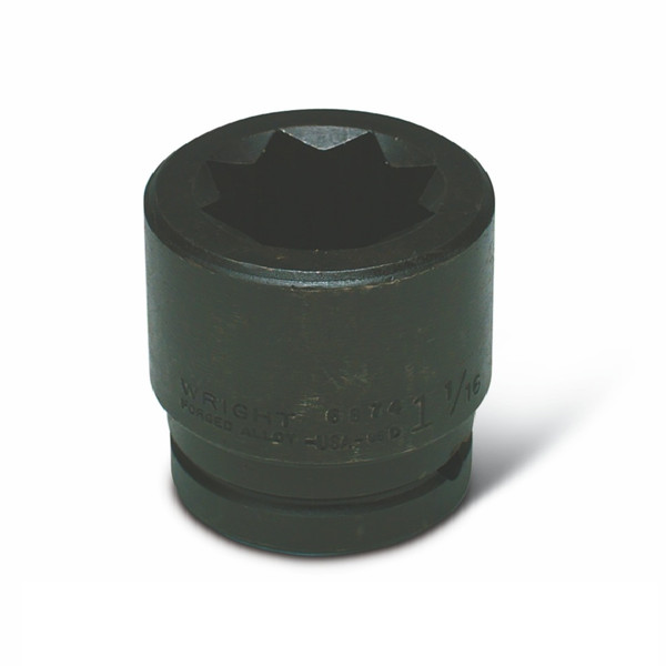 Wright Tool 6872 1" 3/4" Drive 8Pt. Double Square Impact Railroad So (1 SKT)
