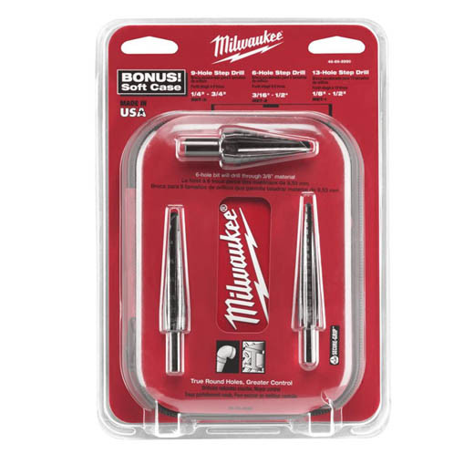 Milwaukee 48-89-9234 2-Piece #4 Step Drill Bit Set