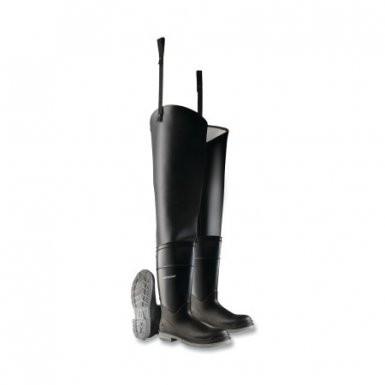 Dunlop Protective Footwear 8605600.1 Hip Wader Black Steel Toe (1 Pair)