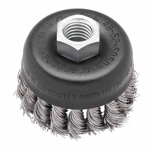 Milwaukee 48-52-5050 3 in. Stainless Steel Knot Wire Cup Brush