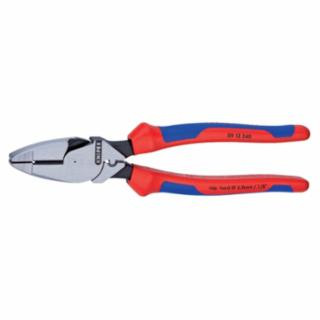 Knipex 09 12 240 SBA High Leverage Lineman's Pliers New England with Fish Tape Puller & Crimper