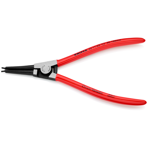 Knipex 46 11 A3 External Snap Ring Pliers-Forged Tips