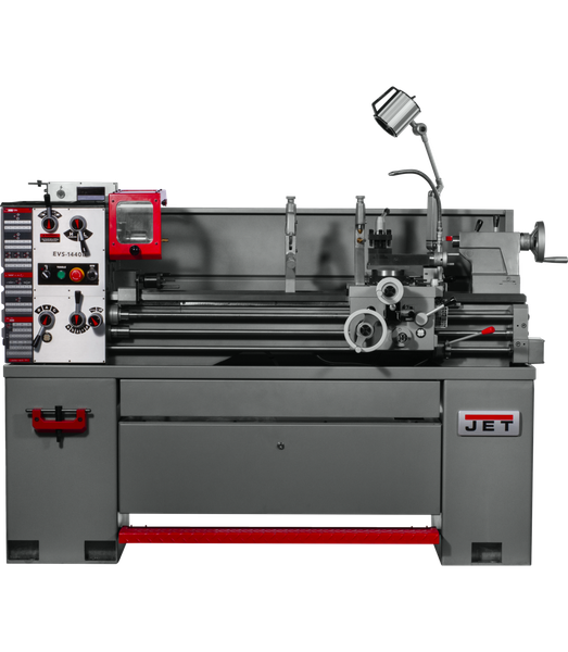 JET JT9-311443 EVS-1440B EVS Lathe with Taper Attachment & Collet Closer