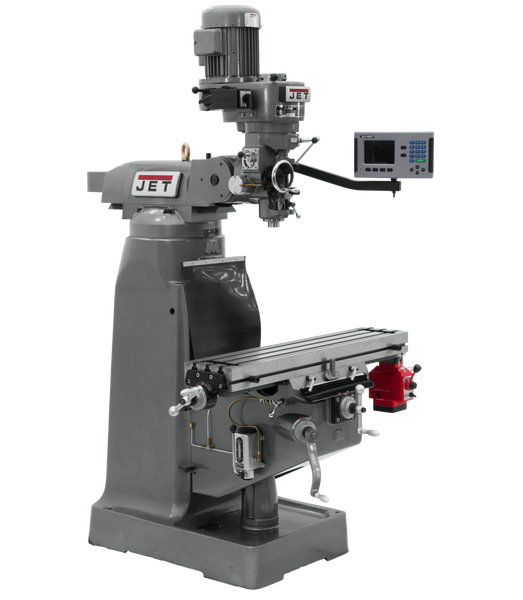 JET JT9-690168 JTM-1 Mill With ACU-RITE 203 DRO and X-Axis Powerfeed