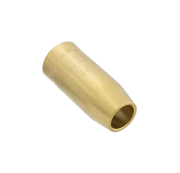 199613: Miller Fastip Style 5/8" Standard Brass MIG Nozzle MIG Nozzle - Miller Fastip Style Standard