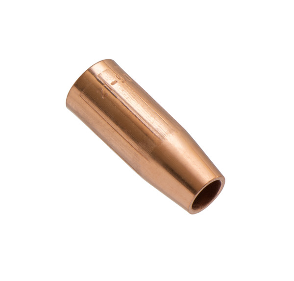 21-50: 1/2" Threaded Copper MIG Nozzle MIG Nozzle - Tweco Style Self Insulated