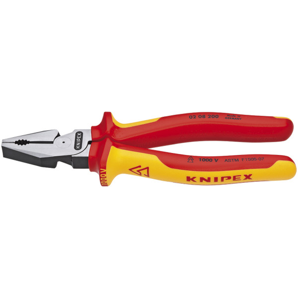 Knipex 02 08 200 SBA High Leverage Combination Pliers-1000V Insulated