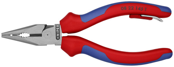Knipex 08 22 145 T BKA Needle-Nose Combination Pliers-Tethered Attachment