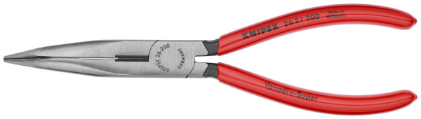 Knipex 26 21 200 Long Nose 40 Angled Pliers with Cutter