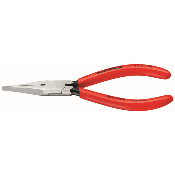 Knipex Long Nose Relay Adjusting Pliers-Flat Tips 3221135