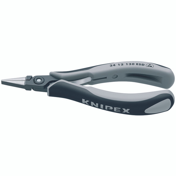 Knipex 34 12 130 ESD Electronics Pliers-Flat Tips, ESD Handles