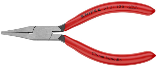 Knipex 37 21 125 Electronics Gripping Pliers-Flat Pointed Tips