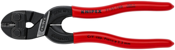 Knipex CoBolt S Compact Bolt Cutters-Notched Blade 7131160