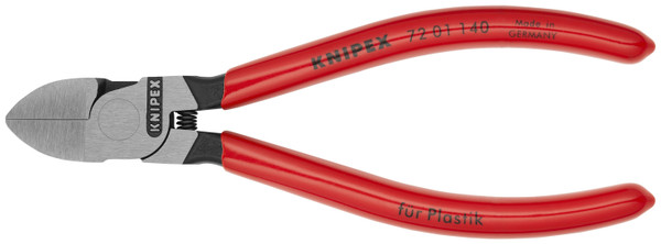 Knipex 72 01 140 Diagonal Pliers for Flush Cutting Plastics