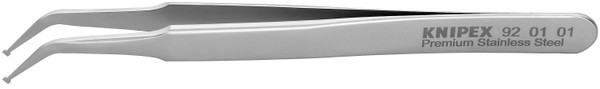 Knipex Premium Stainless Steel Positioning Tweezers-45Angled-SMD 920101