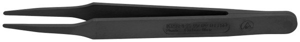 Knipex 92 09 01 ESD Plastic Gripping Tweezers-Blunt Tips-ESD