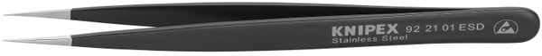 Knipex Stainless Steel Gripping Tweezers-Needle-Point Tips-ESD 922101ESD