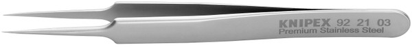 Knipex Premium Stainless Steel Gripping Tweezers-Needle-Point Tips 922103