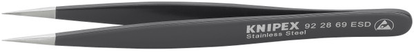 Knipex Stainless Steel Gripping Tweezers-Needle-Point Tips-ESD 922869ESD
