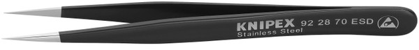 Knipex Stainless Steel Gripping Tweezers-Needle-Point Tips-ESD 922870ESD