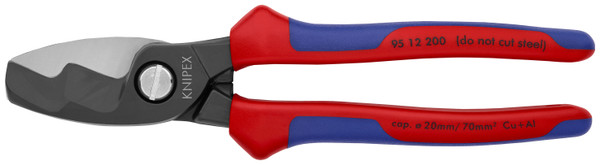 Knipex 95 12 200 SBA Cable Shears-Twin Cutting Edges
