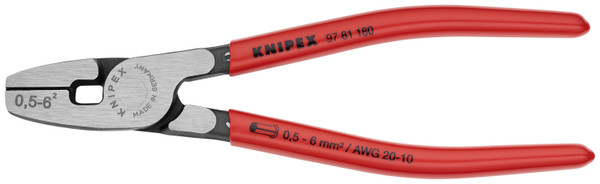 Knipex 97 81 180 Crimping Pliers for Wire Ferrules