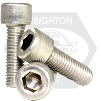 3/4"-10 x 3" Socket Head Cap Screws, 316 Stainless Steel, Full Thread, Qty 10