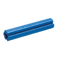 7/32" x 1 3/8" Tubular Plastic Anchor Plain, Qty 100