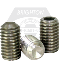 5/8"-11 x 1" Socket Set Screws Cup Point, Coarse (UNC), 316 Stainless Steel, Qty 25