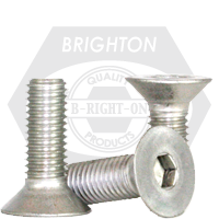 M16-2.00 x 35 mm Flat Head Socket Cap Screws, 18-8 Stainless Steel A2, Full Thread, Coarse (UNC), Qty 50