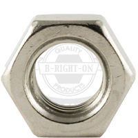 M8-1.00 Hex Nuts, A2-70 Stainless Steel, Fine (UNF), DIN 934, Qty 100
