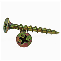 #10-8 x 3 1/2" Bugle Head Phil, Coarse, Proferred Drywall Screws, Phillips Bugle, Zinc-Yellow Cr+6, Qty 5
