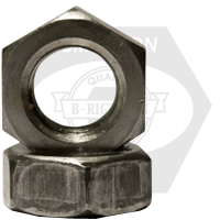 M16-2.00 Hex Jam Nuts, Metric Class 04, Plain Finish, Coarse (UNC), DIN 439B, Qty 50